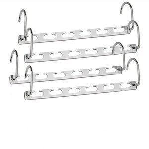 4 Pack of METAL Clothing Hanger Organizers